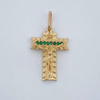 Dije Cruz Cristo Milagroso 2.15gr / 1 in / Oro Amarillo 18K %