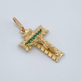 Dije Cruz Cristo Milagroso 2.15gr / 1 in / Oro Amarillo 18K %