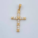 Dije Cruz  1.8gr / 1 1/4 in / Oro Amarillo 18K %