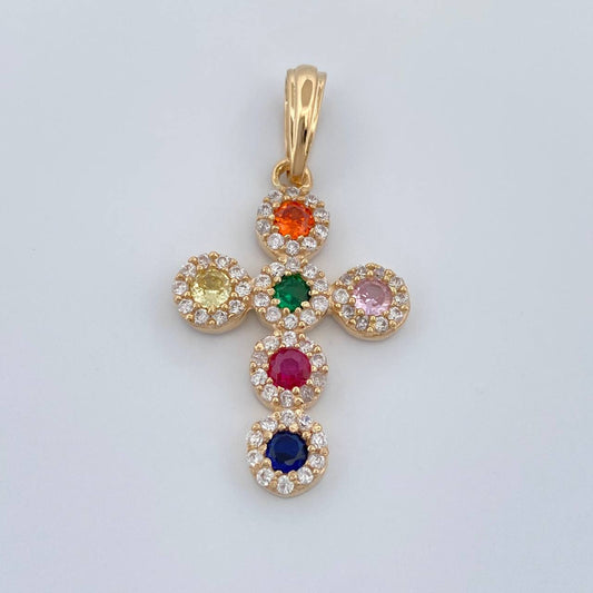 Dije Cruz Tupida 2.7gr / 1 1/4 in / Oro Amarillo 18K %