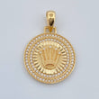 Dije Corona 4.3gr / 1 1/4 in / Oro Amarillo 18K %