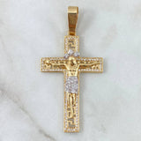 Dije Crúz Cristo 7.45gr / 6cm / Oro 18K *