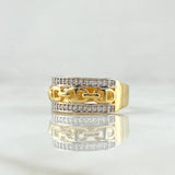 Anillo GC Carril Doble 4.45gr / T6 1/2 / Oro 18K *