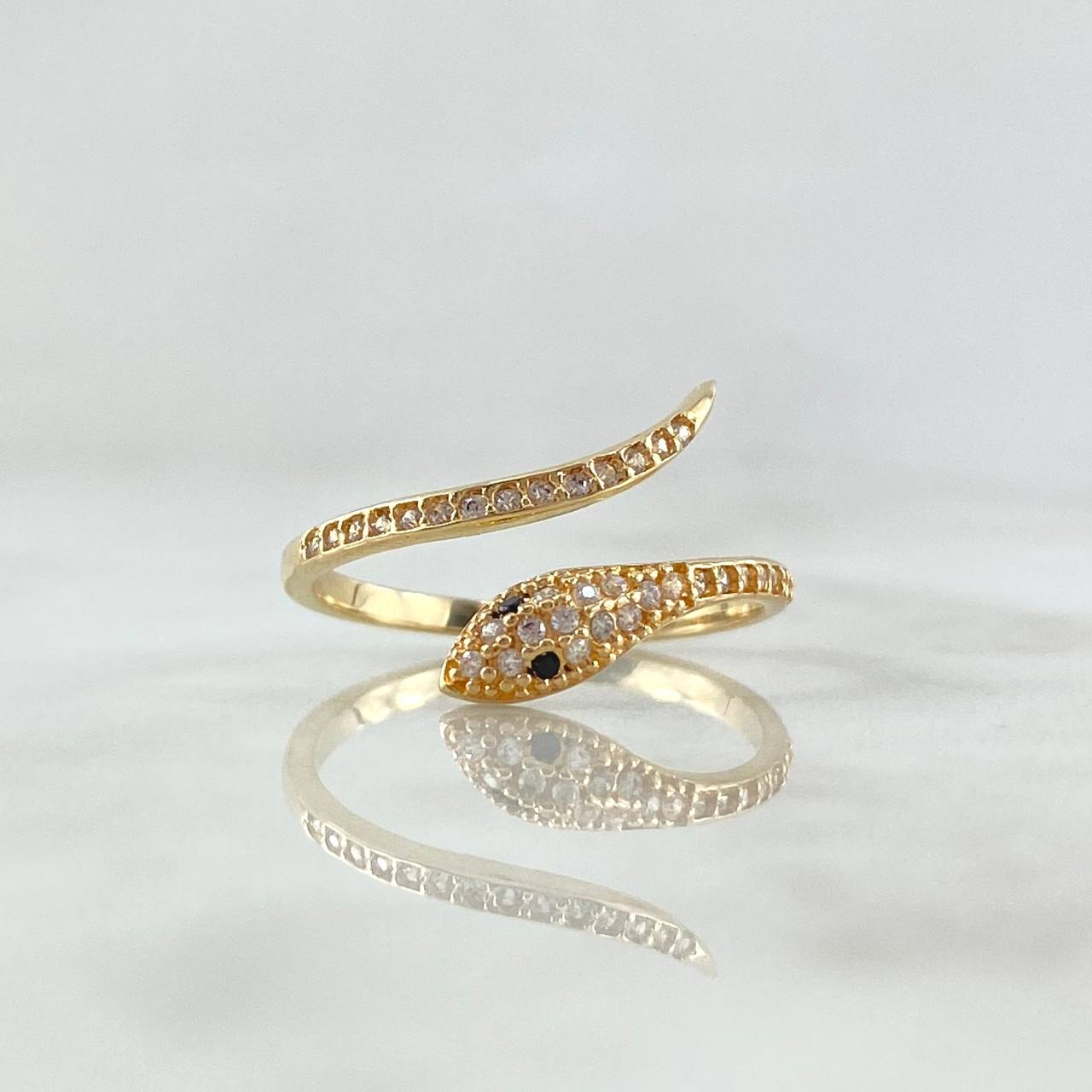 Snake Ring 2.1gr / Size 7 1/4 / 18K Gold *