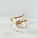 Snake Ring 2.1gr / Size 7 1/4 / 18K Gold *