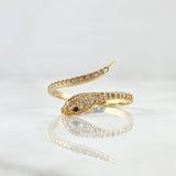 Snake Ring 2.1gr / Size 7 1/4 / 18K Gold *