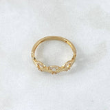 Partial Cuban Ring 1.6gr / Size 5 3/4 / 18K Gold *