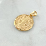 Dije San Benito 4.85gr / 3cm / Oro 18K *