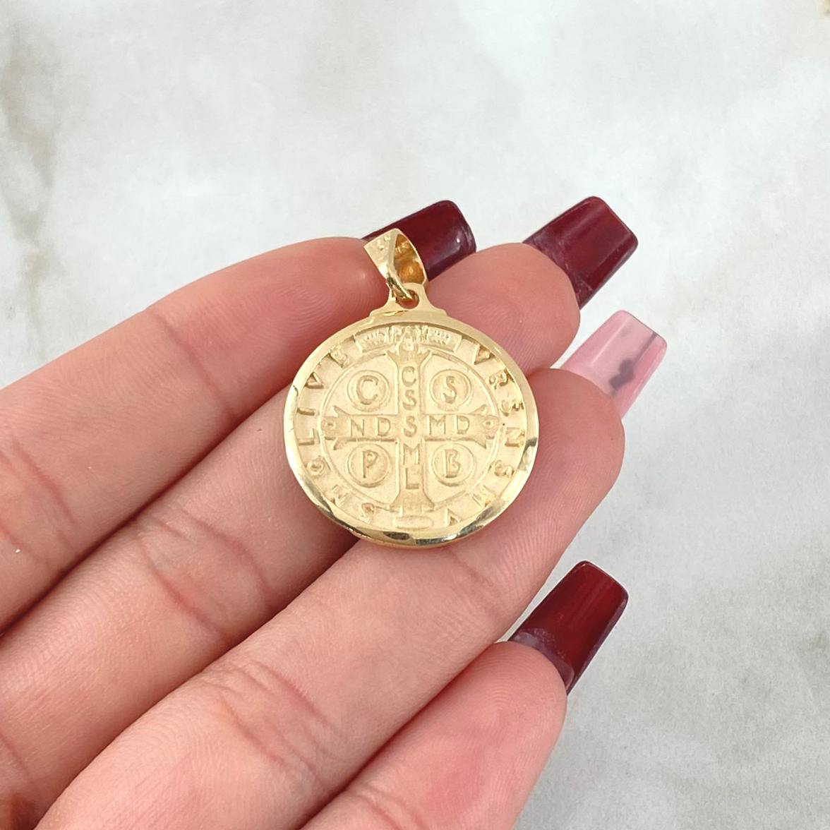 Dije San Benito 4.85gr / 3cm / Oro 18K *