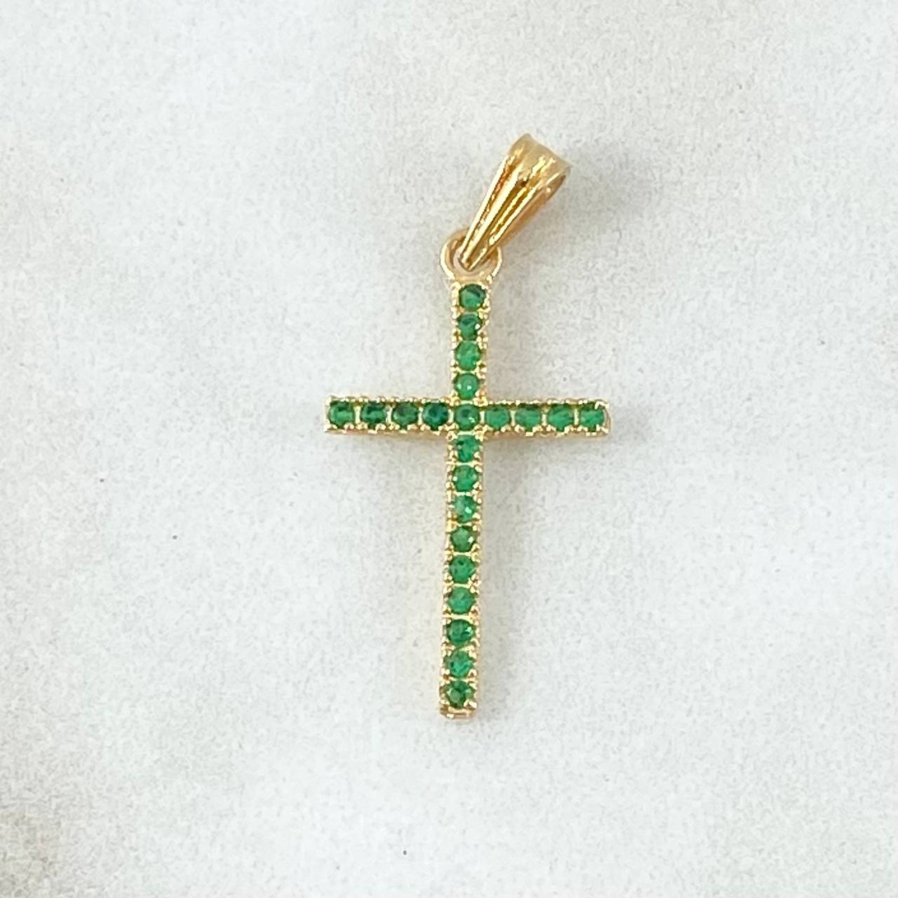 Pendant Dense Cross 1gr / 2.8cm (1.1in) / 18K Gold *