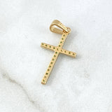 Pendant Dense Cross 1gr / 2.8cm (1.1in) / 18K Gold *