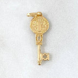 Dije Llave San Benito 1.45gr / 3cm / Oro 18K *