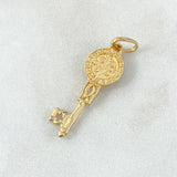 Dije Llave San Benito 1.45gr / 3cm / Oro 18K *