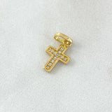 Pendant Cross 0.7gr / 1.6cm (0.6in) / 18K Gold *