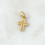 Pendant Cross 0.7gr / 1.6cm (0.6in) / 18K Gold *