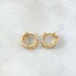 Candongas Carril Cubano 2.9gr / 1cm / Oro 18K *