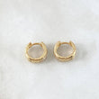Hoop Earrings Cuban Link 3.1gr / 0.4in / 18K Gold *