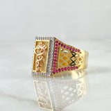 Caduceus Snake Ring 8.4gr / Size 10 1/2 / 18K Gold *