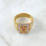 Caduceus Snake Ring 8.4gr / Size 10 1/2 / 18K Gold *