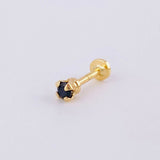 Sparkle Circle Piercing 0.35g / 1/2 in 18K Yellow Gold