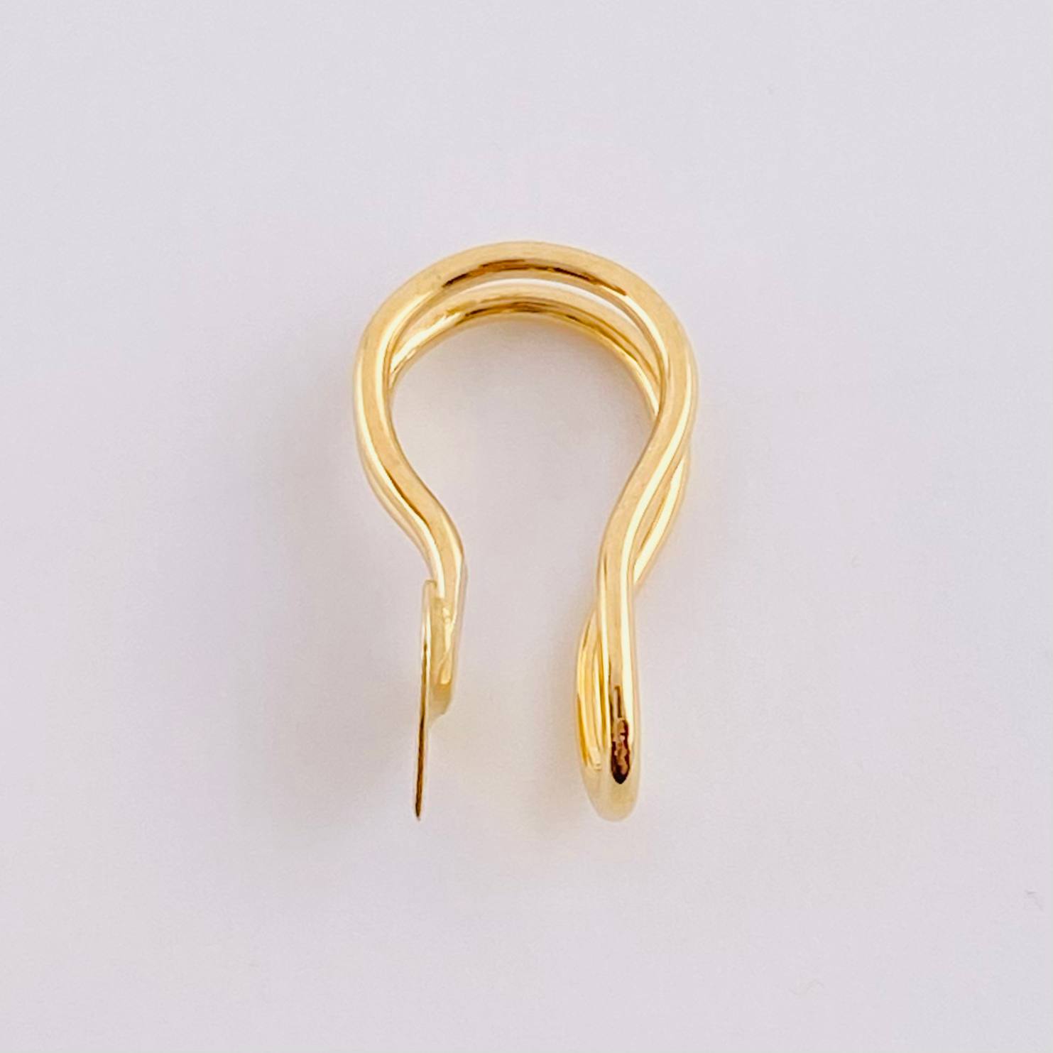 Piercing Corazón Liso 0.65g / 1/2 in Oro Amarillo 18K