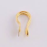 Piercing Corazón Liso 0.65g / 1/2 in Oro Amarillo 18K