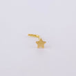 Piercing Chispa Estrella 0.1g / 1/4 in Oro Amarillo 18K