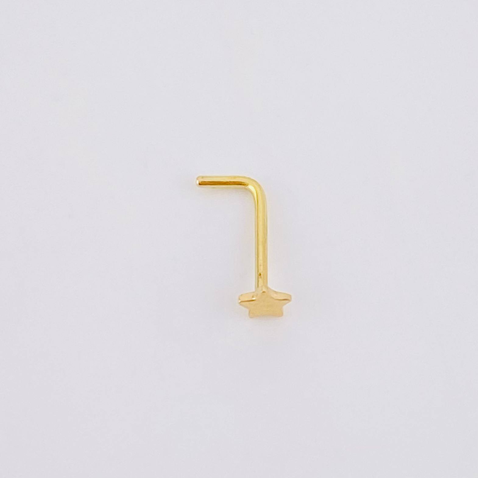 Star Spark Piercing 0.1g / 1/4 in 18K Yellow Gold