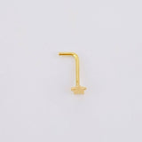 Piercing Chispa Estrella 0.1g / 1/4 in Oro Amarillo 18K
