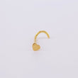 Heart Spark Piercing 0.15g / 1/2 in 18K Yellow Gold