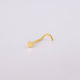 Heart Spark Piercing 0.15g / 1/2 in 18K Yellow Gold