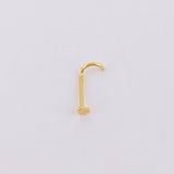 Heart Spark Piercing 0.15g / 1/2 in 18K Yellow Gold
