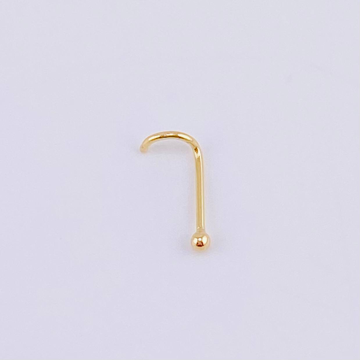 Piercing Chispa Bola 0.15g / 1/2 in Oro Amarillo 18K