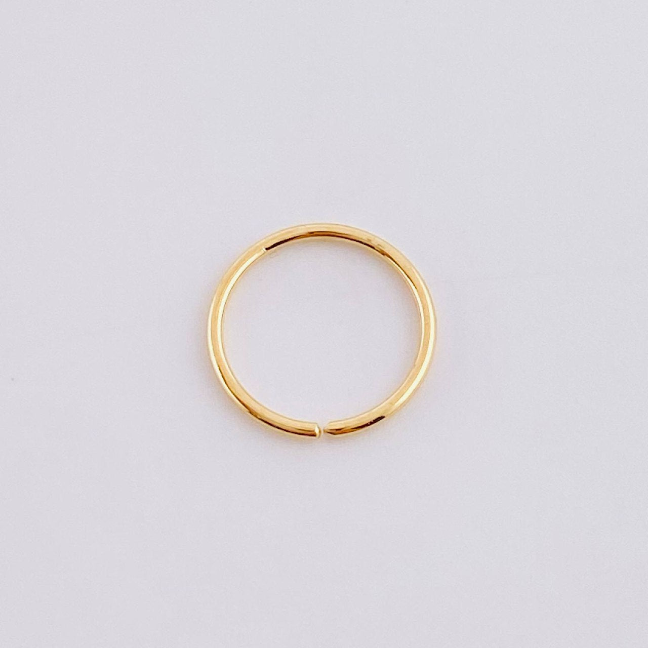 Smooth Hoop Piercing 0.2g / 1/2 in 18K Yellow Gold