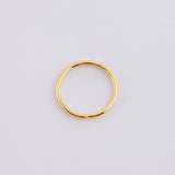 Piercing Aro Liso 0.25g / 1/2 in Oro Amarillo 18K