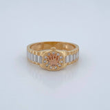 Anillo Corona 3.95gr / T6 1/2 / Tres Oros 18K %