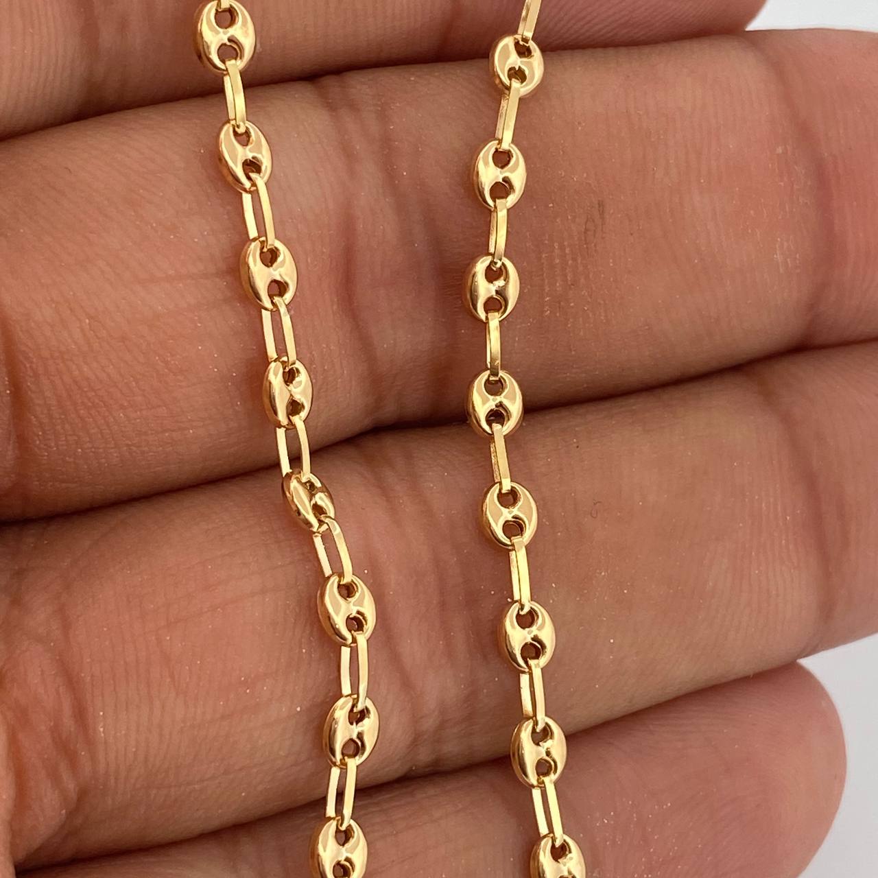 Cadena GC 4.95gr / 20 in / 3mm Oro Amarillo 18K &