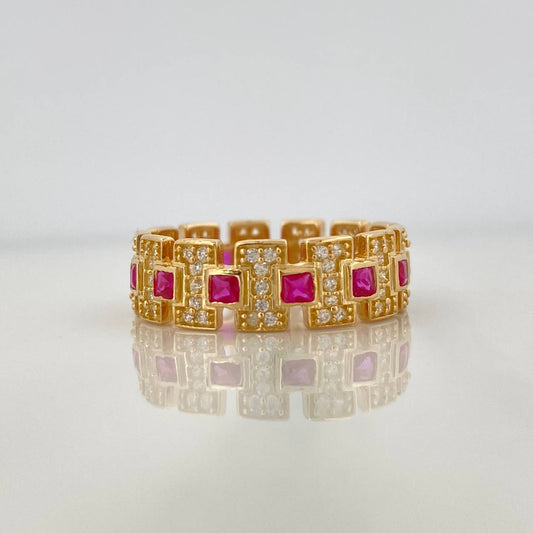 Anillo Glam 4.4gr / T8 / Oro Amarillo 18K %