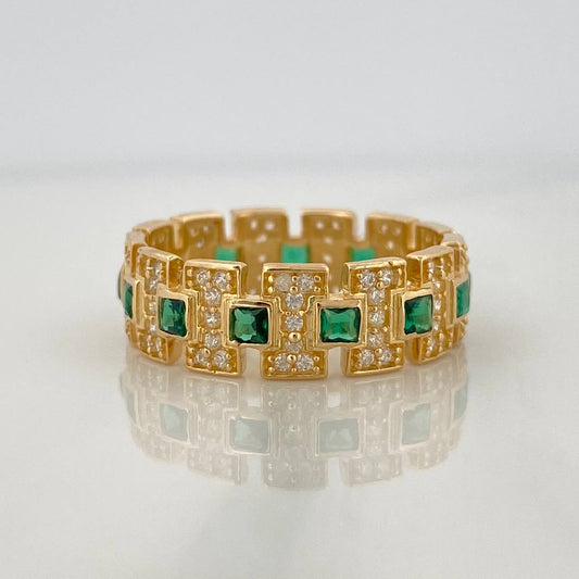 Anillo Glam 4.2gr / T7 1/2 / Oro Amarillo 18K %