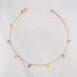 Pulso Modulable Aro Seguido 1.2g / 6 3/4 in - 7 3/4 in / 0.8mm Oro Amarillo 18K