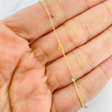 Pulso Modulable Aro Seguido 1.2g / 6 3/4 in - 7 3/4 in / 0.8mm Oro Amarillo 18K