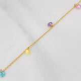 Pulso Modulable Aro Seguido 1.2g / 6 3/4 in - 7 3/4 in / 0.8mm Oro Amarillo 18K