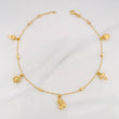 Tobillera Aro Seguido 3.55g / 10 in / 0.9mm Oro Amarillo 18K