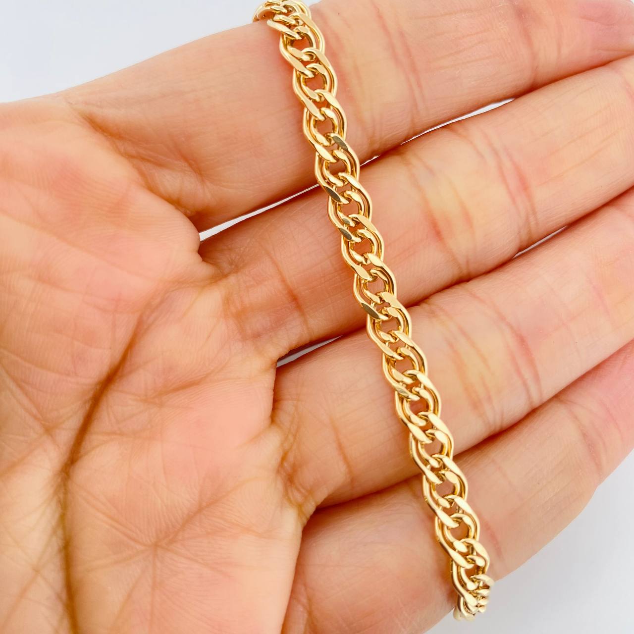 Pulso Garibaldi  4.9g / 8 in / 1mm Oro Amarillo 18K