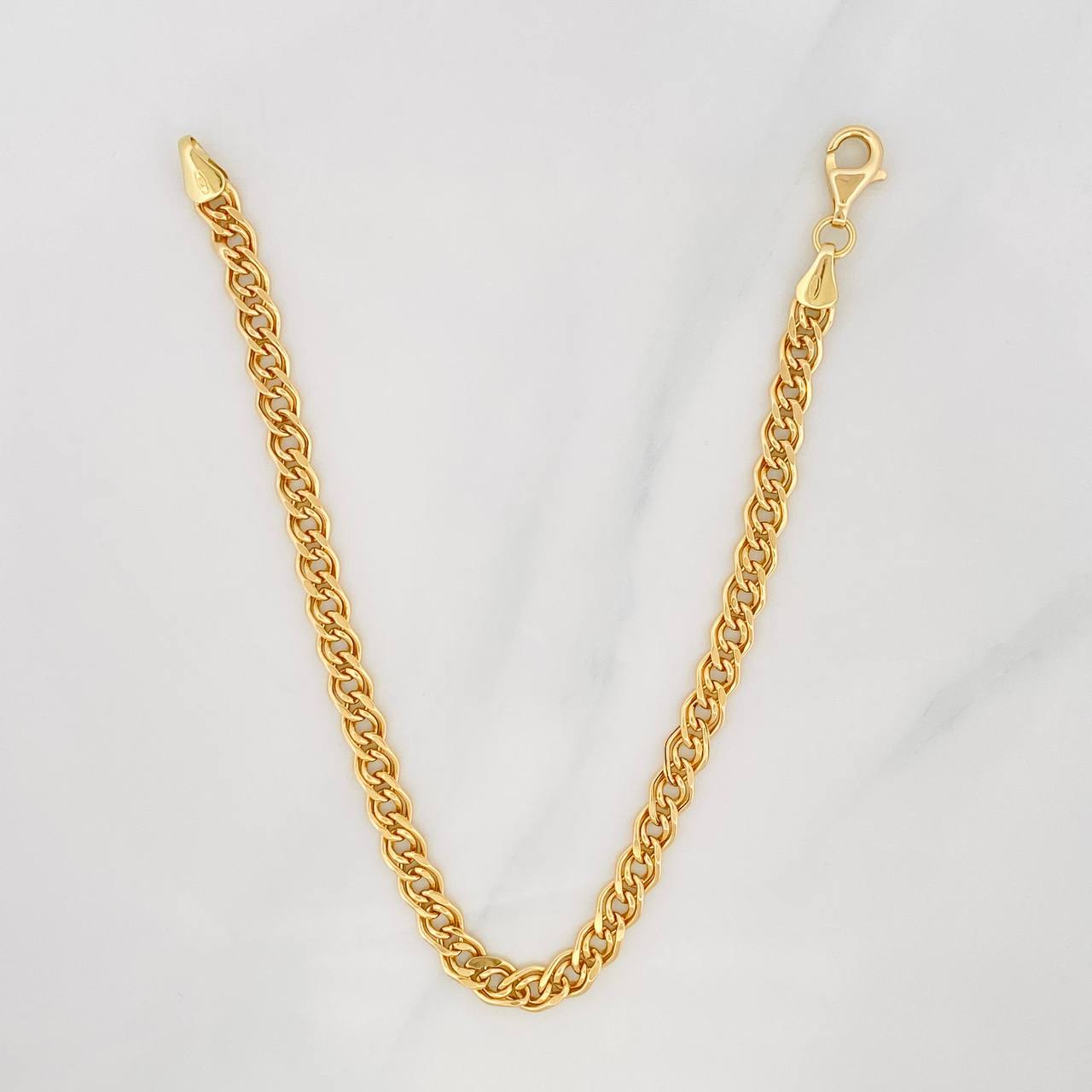 Pulso Garibaldi  4.9g / 8 in / 1mm Oro Amarillo 18K