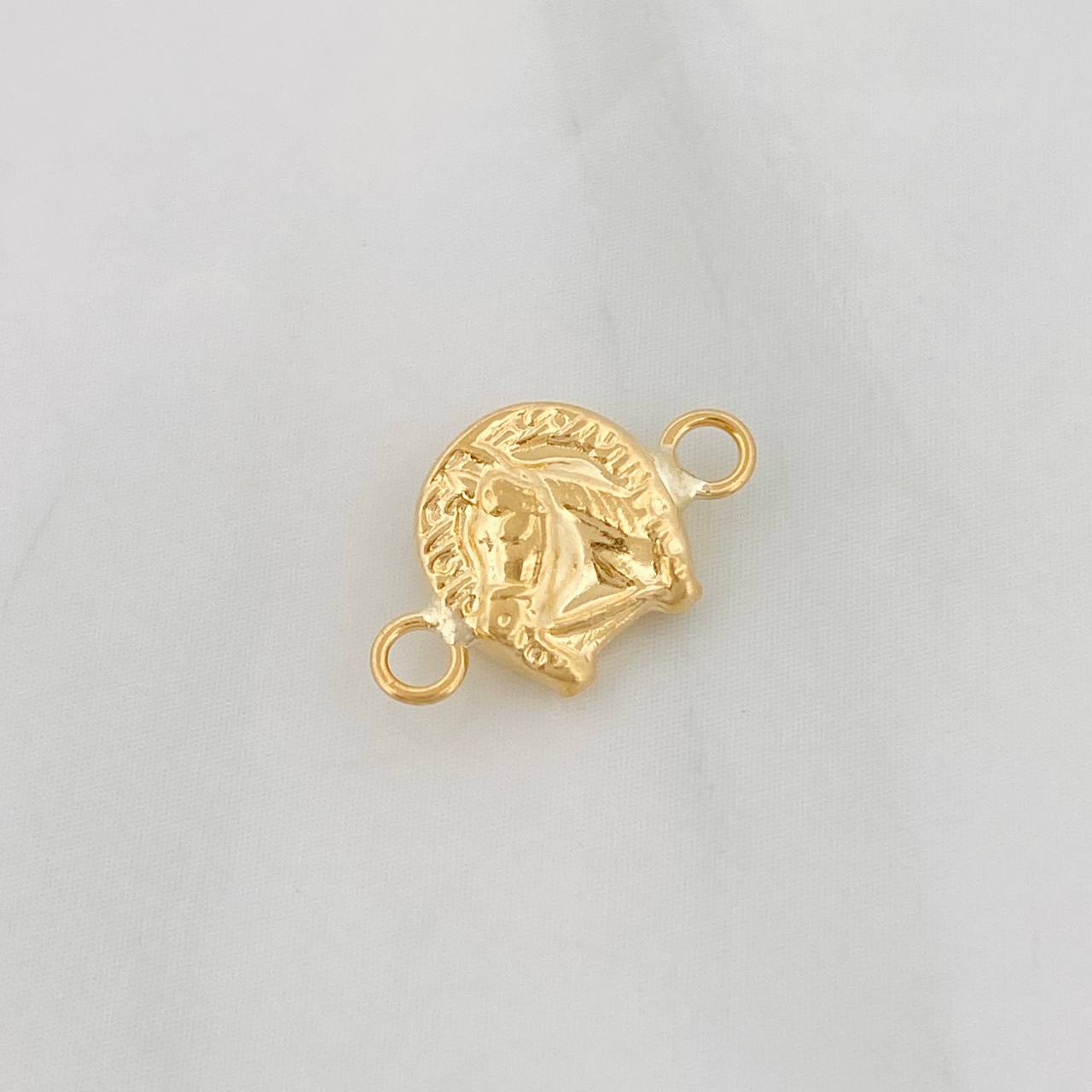 Charm Horseshoe Horse 0.3g / 1/2 in 18K Yellow Gold