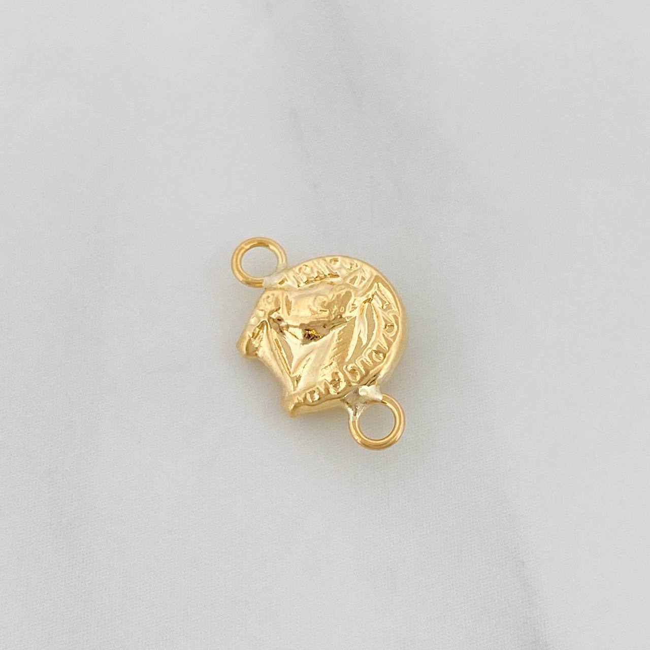 Charm Horseshoe Horse 0.3g / 1/2 in 18K Yellow Gold