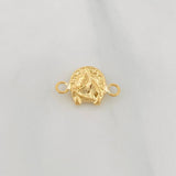 Charm Horseshoe Horse 0.3g / 1/2 in 18K Yellow Gold