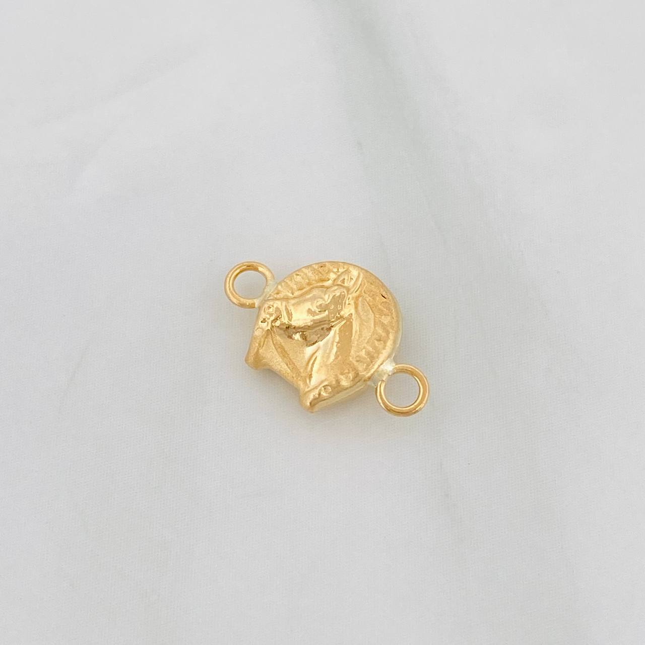 Charm Horseshoe Horse 0.35g / 1/2 in 18K Yellow Gold