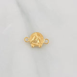 Charm Horseshoe Horse 0.35g / 1/2 in 18K Yellow Gold